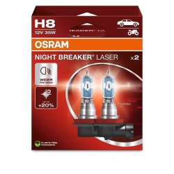 Osram Night Breaker Laser H8 35W 12V +150 Procent - S�t