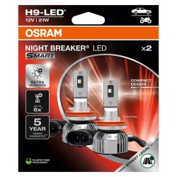 Osram Night Breaker Smart H9 LED 12V - S�t