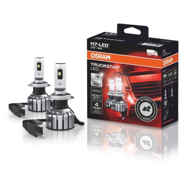 Osram Truckstar H7-LED 24V ECE godkendt - S�t