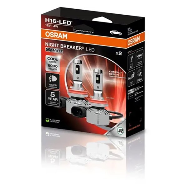 Osram Night Breaker Smart H16-LED 12V ECE godkendt - S�