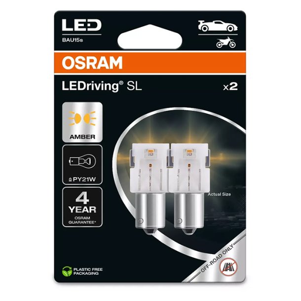 Osram LEDriving SL Gul PY21W - S�t.