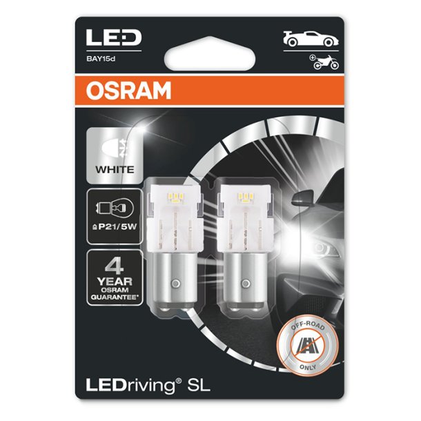 Osram LEDriving SL Hvid P21/5W - S�t