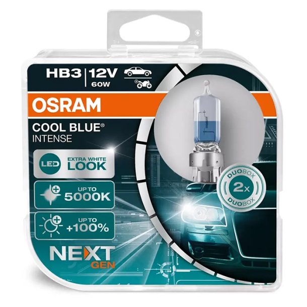 Osram Cool Blue Intense Next Gen HB3 60W 12V - S�t