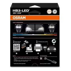 Osram Night Breaker Smart HB3 LED 12V - S�t