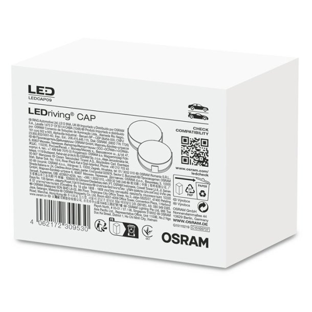 Osram LEDriving CAP Peugeot 208 facelift - S�t