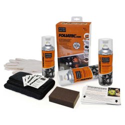 Foliatec f�lgmaling kit 2K, blank riffel metallic