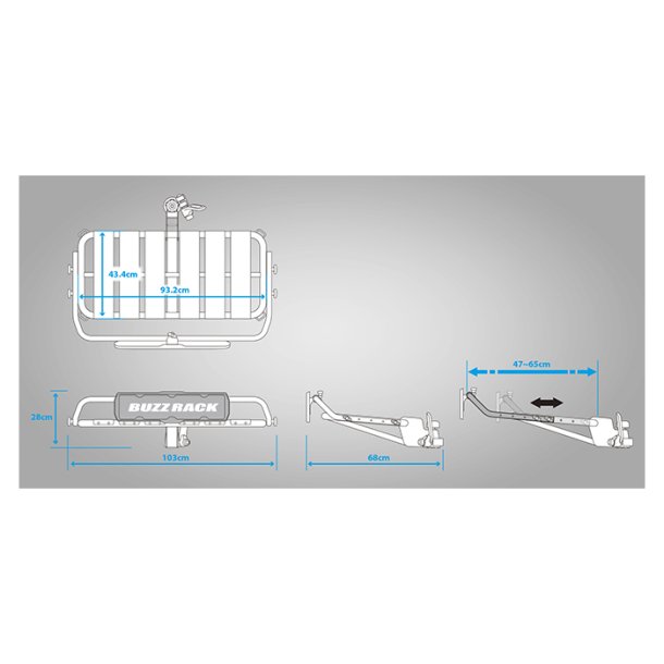 BUZZRACK Buzzpro P10S Bagageplatform