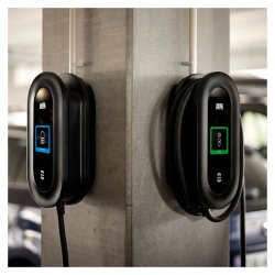 DEFA Power S Ladestation med MID og V2X 6 m. kabel 22kw