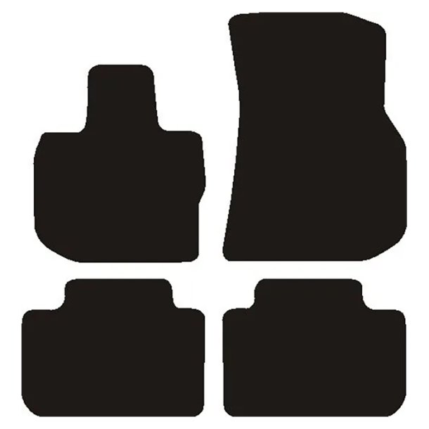 Bilm�tter BMW X3, X4, iX3 (G01,G02,G08)2021- Velour