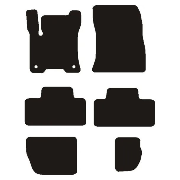 Bilm�tter Mercedes EQB (X243) 2021- Velour