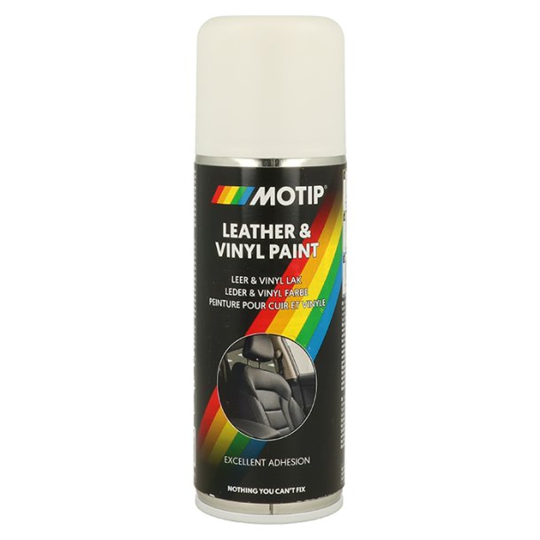 Motip l�der og vinyl maling RAL9016 200ml