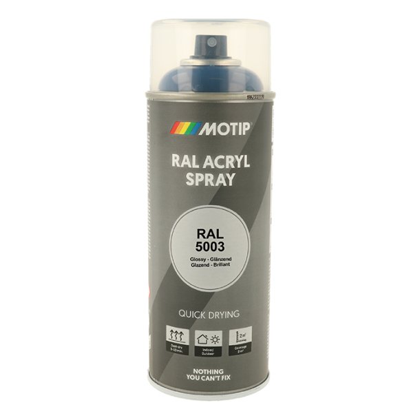 Motip Ral 5003 high gloss sapphire blue