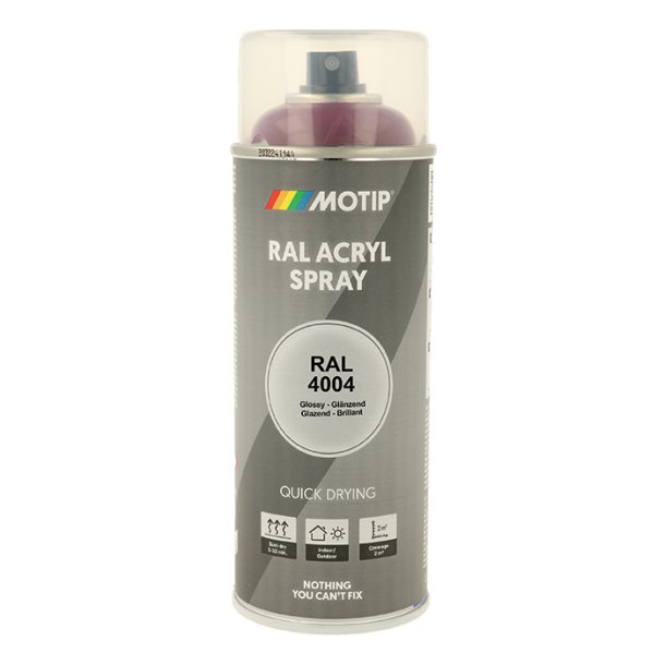 Motip Ral 4004 high gloss bordeaux violet