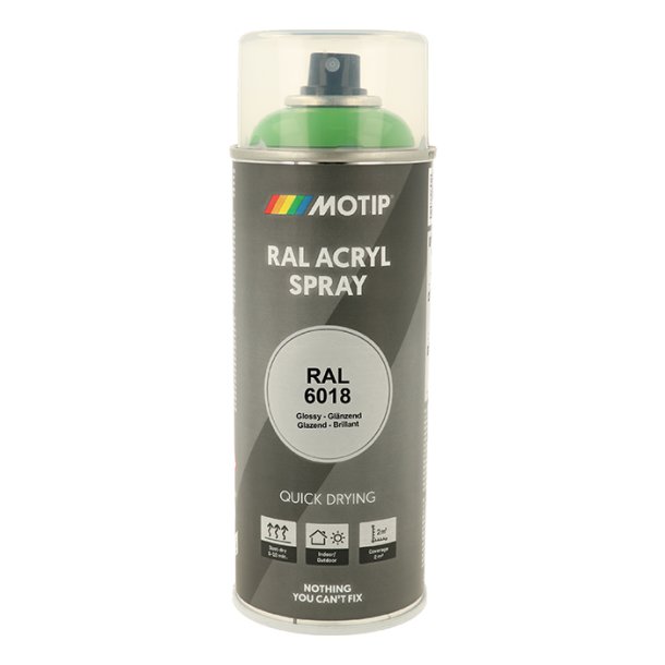 Motip Ral 6018 high gloss yellow green
