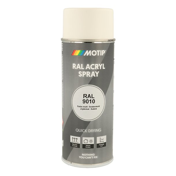 Motip Ral 9010 satin matt pure white