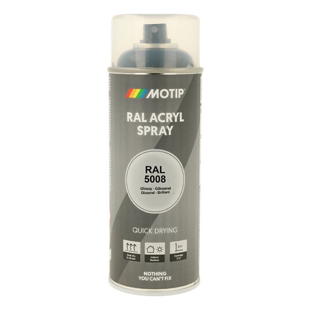 Motip Ral 5008 high gloss grey blue