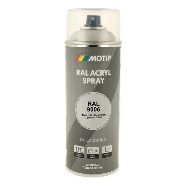 Motip Ral 9006 silk gloss silver