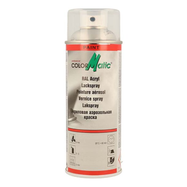 ColorMatic Ral 9006 silkeglans 400ml.