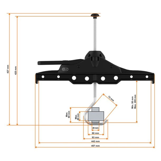 Cruz Professionel Stigel�s 2 stk.