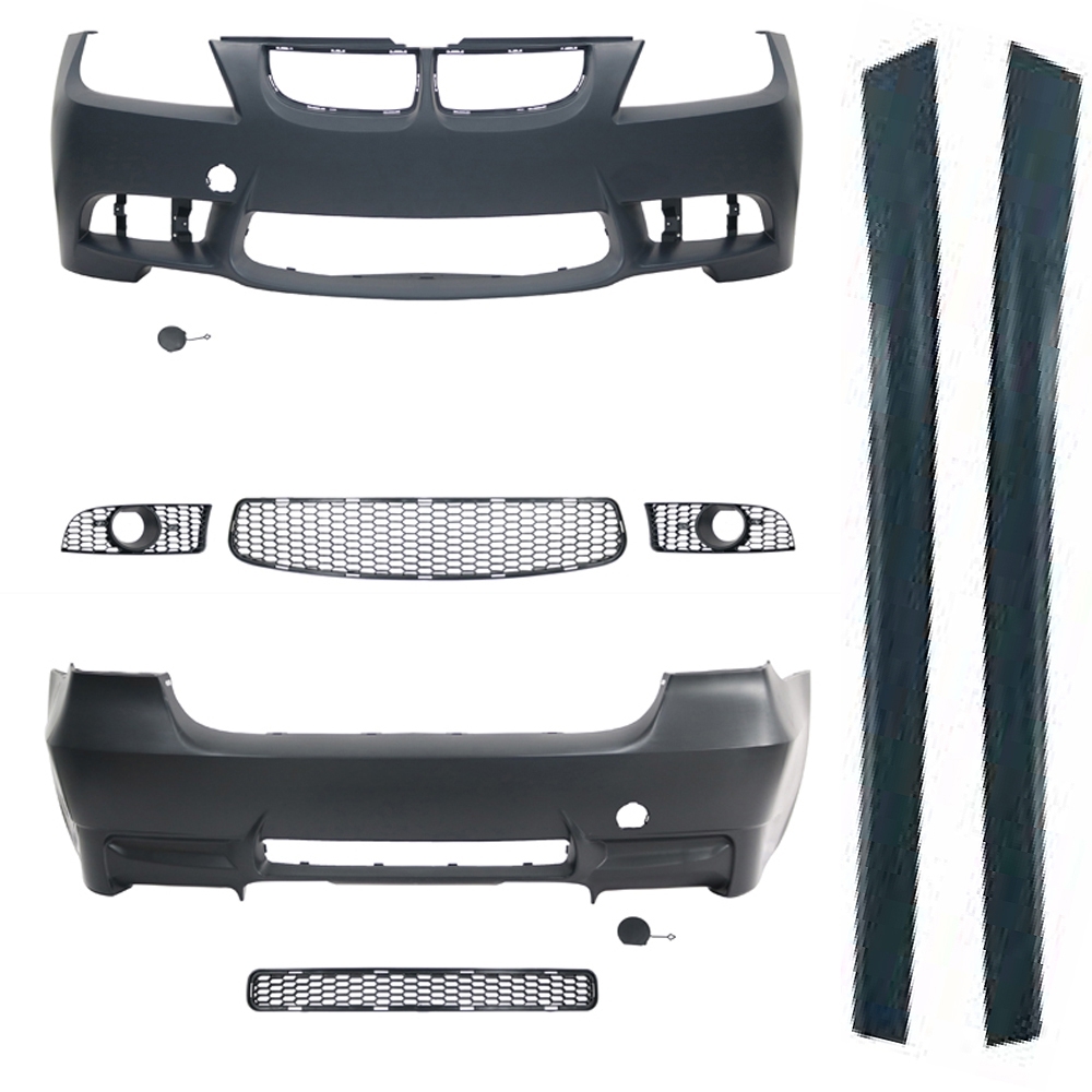 JOM Bodykit i sportsdesign inkl. sideskørter til BMW 3 serie E90, 2005-2008