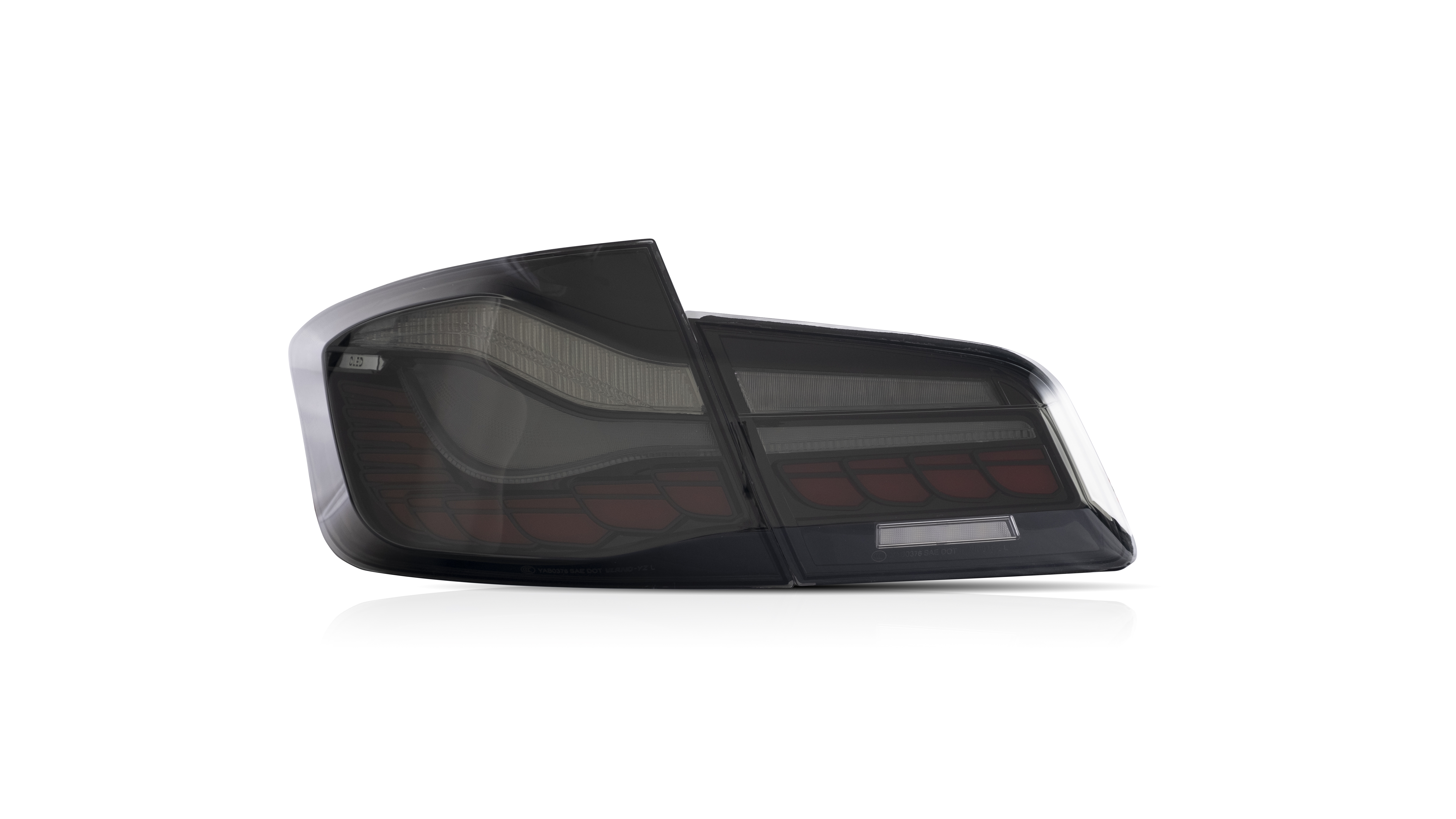 OLED/LED baglygter med dynamisk LED blink, røgfarvet til BMW F10 5 serie, Sedan, Érgang 2010-2017