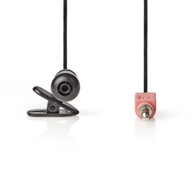 Clip-on mikrofon m. 3,5mm stereo JACK