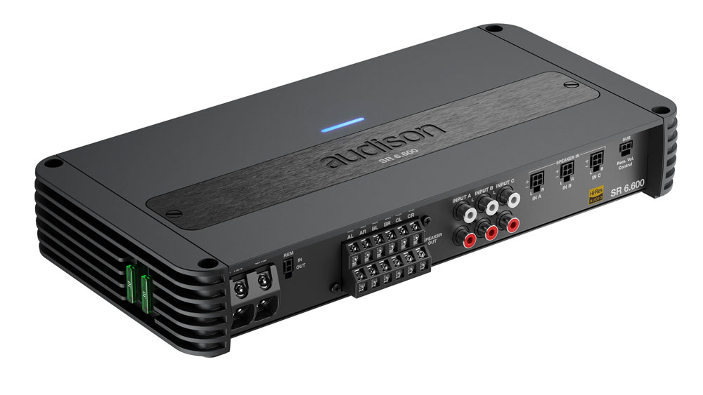 Audison SR 6.600 6 kanals forstærker 4x140 + 2x185w